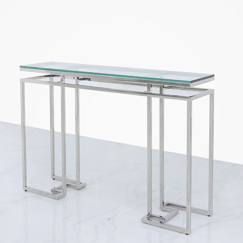 Khung chân kệ console inox - ảnh 8